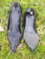 Schwarze High Heels 